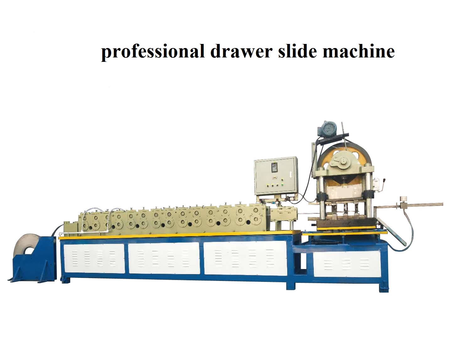 Soft close drawer slide machine