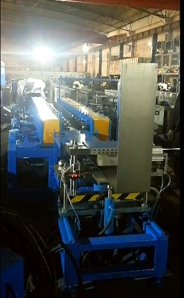 Fire hose box roll forming machine