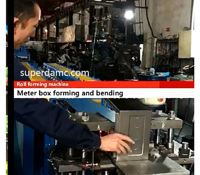 Electric meter box production machine