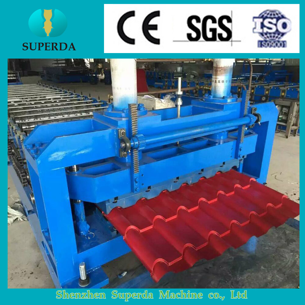 Roof tile roll forming machine